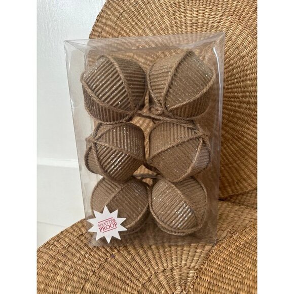 Rustic Country 6 piece Boxed Basics Christmas Ornaments - Picture 2 of 8